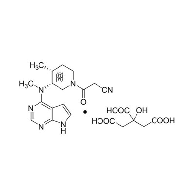 (3R,4R)-4-Metyl-3-(metyl-7H-pyrrolo[2,3-d]pyrimidin-4-ylamino)-b-oxo-1-piperidinpropanenitril: 2-Hydroxy-1,2,3- propanetricarboxylat