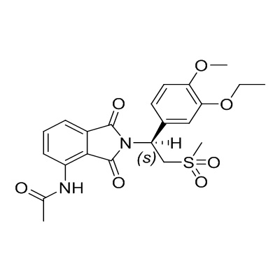 (+)-N-［2-［1(S)-(3-ethoxy-4-methoxyphenyl)-2-(methylsulfonyl) etyl］-1,3-dioxo-2,3-dihydro-1H-isoindol-4 -yl］axetamit